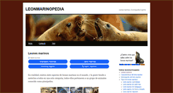 Desktop Screenshot of leonmarinopedia.com